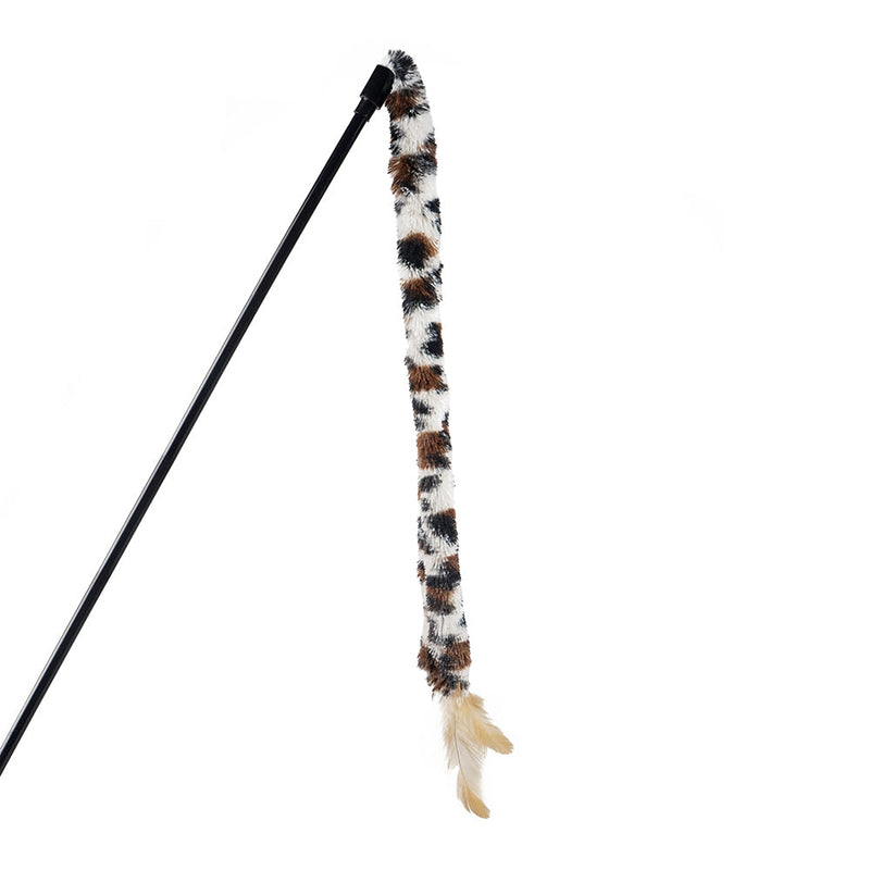 Cat Teaser Wand Toy With Feather