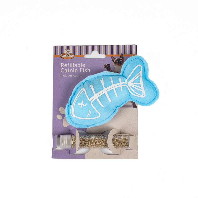 Refillable Canip Fish Cat Toy