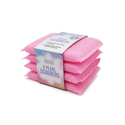 Pink Clean & Shine Pearl Scourers 4Pack