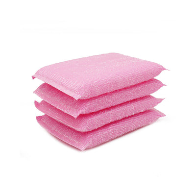 Pink Clean & Shine Pearl Scourers 4Pack