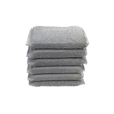 Stainless Steel Sponge Scourer 6Pack