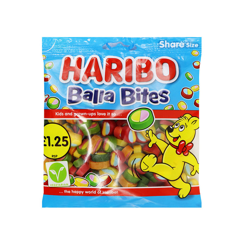 Haribo Balla Bites Sweets Bag 140g x 3Pack