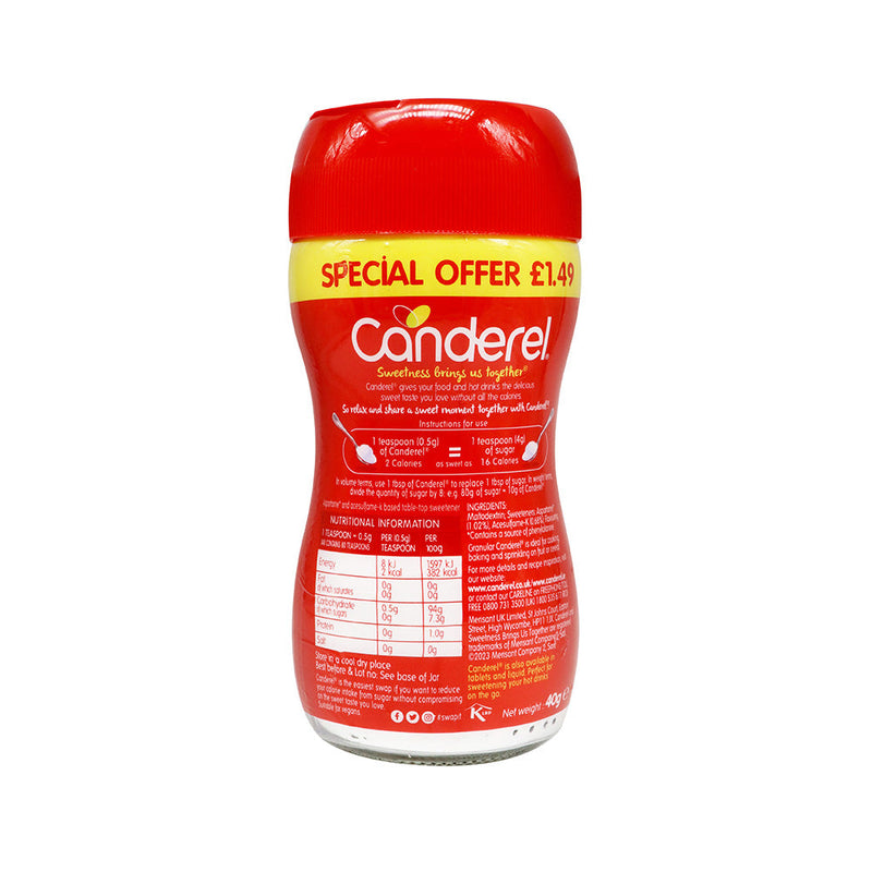 Canderel Granular Low Calorie Sweetener 40g