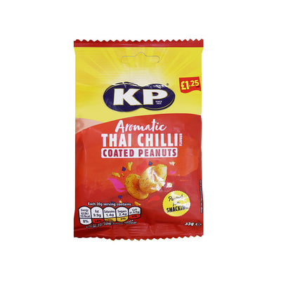 KP Aromatic Thai Chilli Coated Peanuts 55g