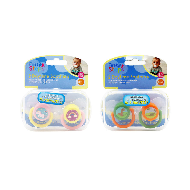 First Steps Daytime Soother Box 2Pack