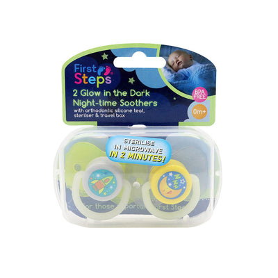 First Steps Night-Time Soother Box 2Pack