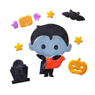 Halloween Window Gel Cling Stickers 20x20cm