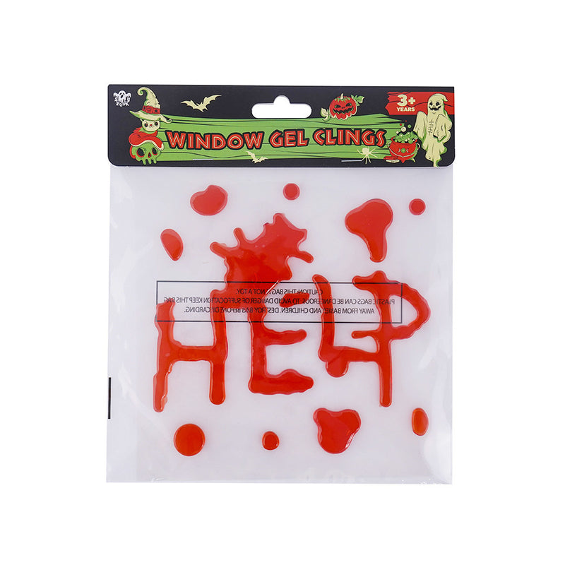 Halloween Window Gel Cling Stickers 20x20cm