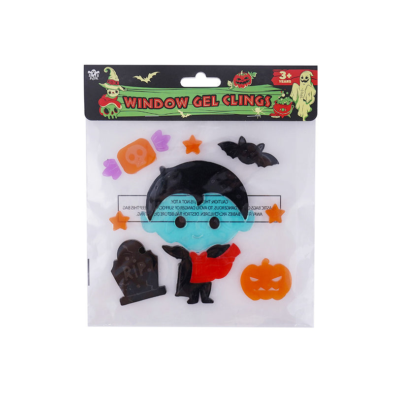 Halloween Window Gel Cling Stickers 20x20cm