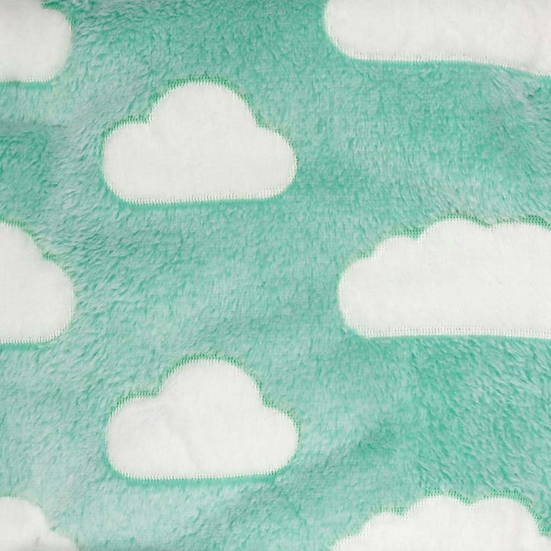 First Steps Baby Blanket Teal Cloud 75x100cm