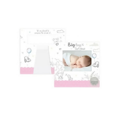 Hugs & Kisses Baby Announcement Card 2Pack