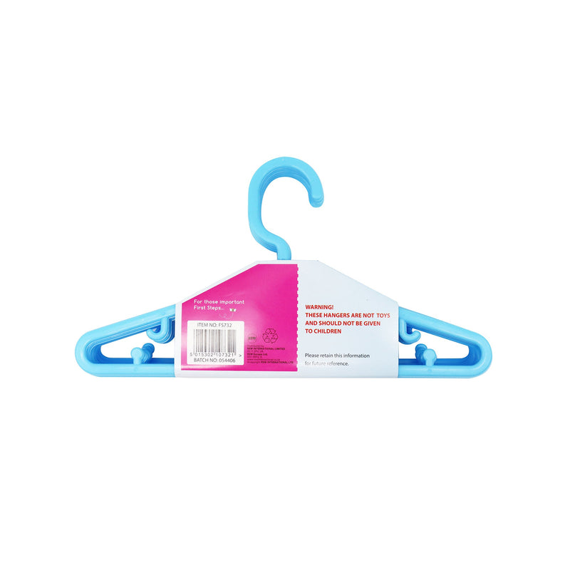 First Steps Blue Baby Clothes Hangers 22cm 8PK
