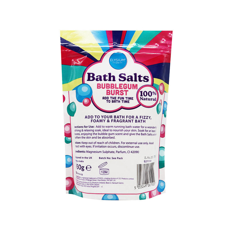 Elysium Spa Epsom Bath Salts Bubblegum Burst 450g