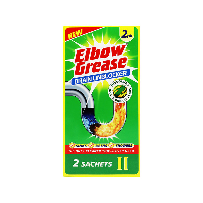 Elbow Grease Drain Unblocker 2PK