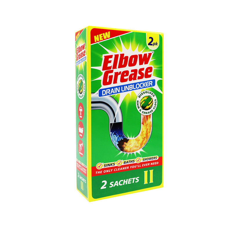 Elbow Grease Drain Unblocker 2PK