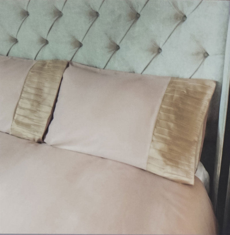 Natural Jacquard Linen Duvet Set Double Size