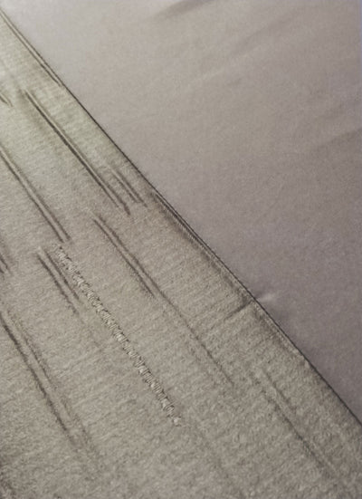 Natural Jacquard Linen Duvet Set Double Size