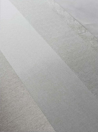 Natural Jacquard Cream Duvet Set Double Size