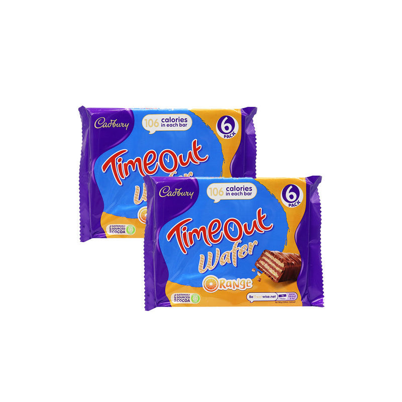 Cadbury Timeout Wafer Orange 6Pack