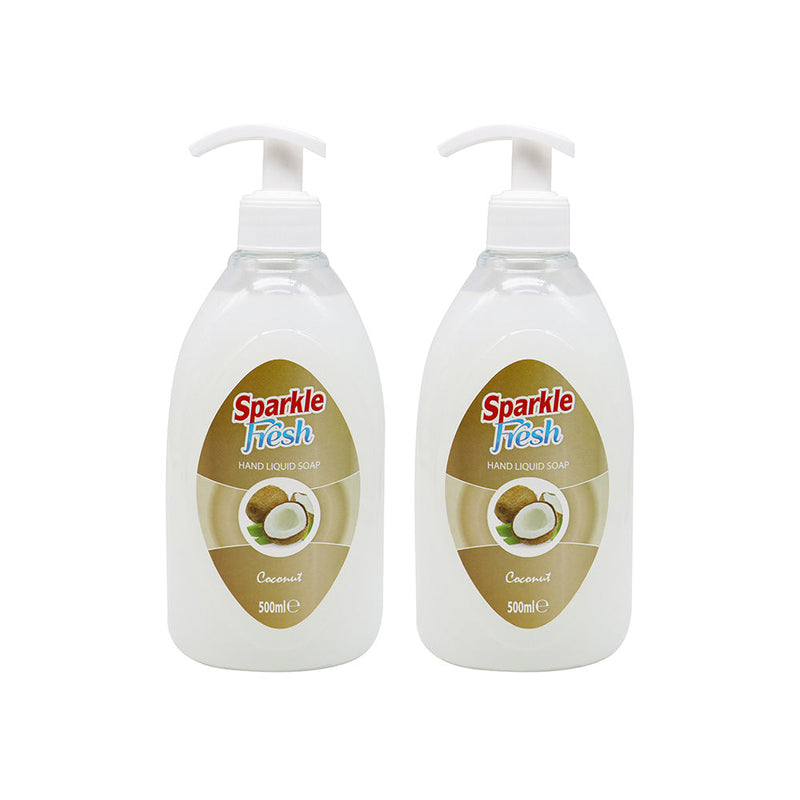 Sparkle Fresh Hand Liquid Soap Coconut 500ML