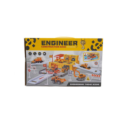 Engineer Construction Base Parking Garage Toys