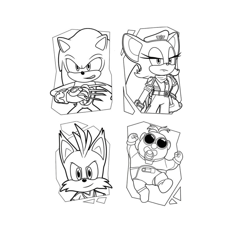 Sonic Prime Play Pack Colouring Book