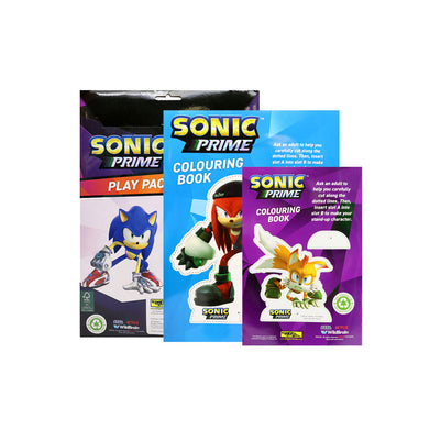 Sonic Prime Play Pack Colouring Book