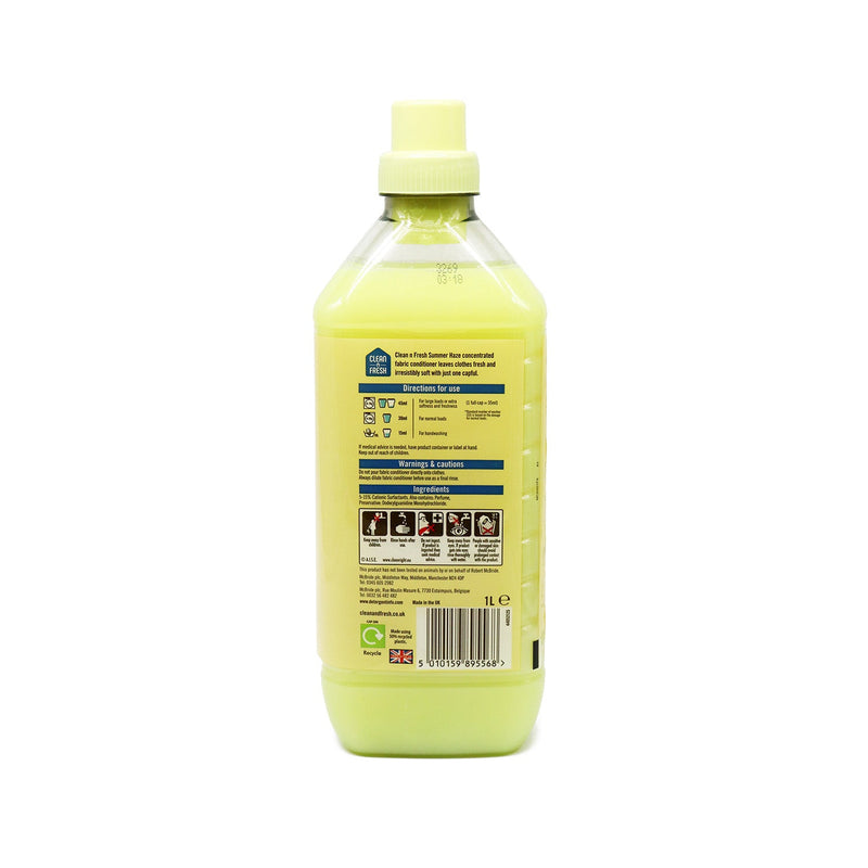 Clean N Fresh Clean N Fresh Fabric Conditioner Summer Haze 1L 33 Washes | Long ...