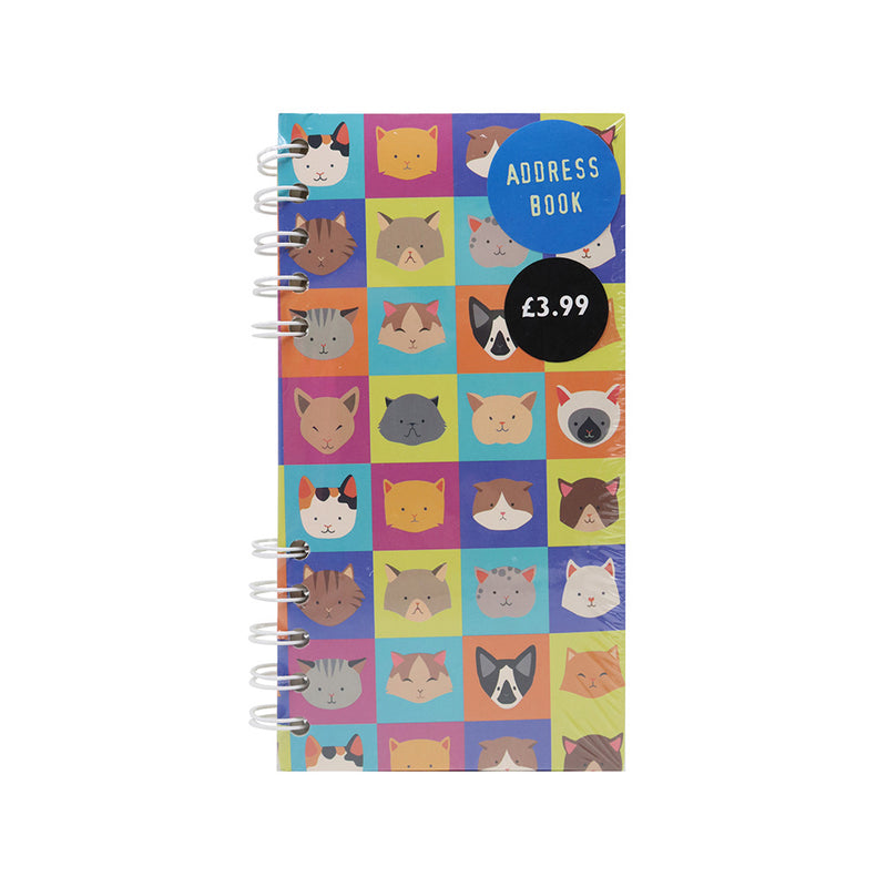 Colourful Cats Hardcover Address Book