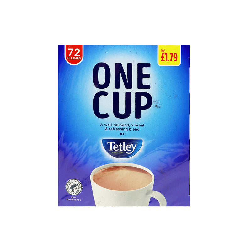 Tetley One Cup Black Tea Bags 72S