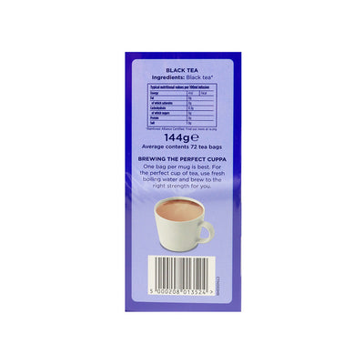 Tetley One Cup Black Tea Bags 72S