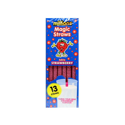 Millions Strawberry Magic Straws Milkshake 13S