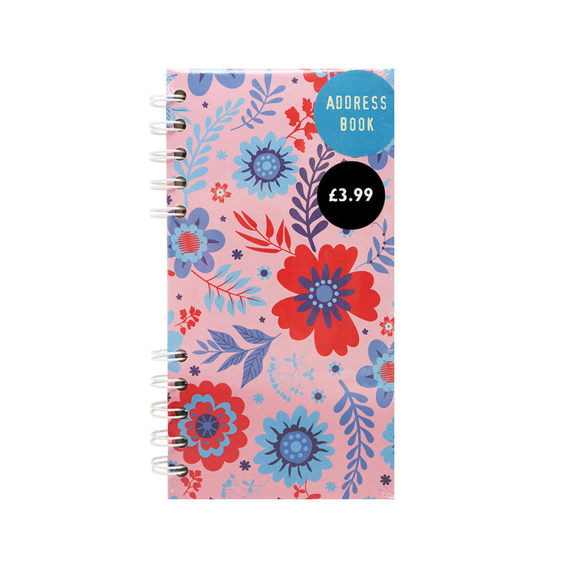 Flower Pop Hardcover Address Book