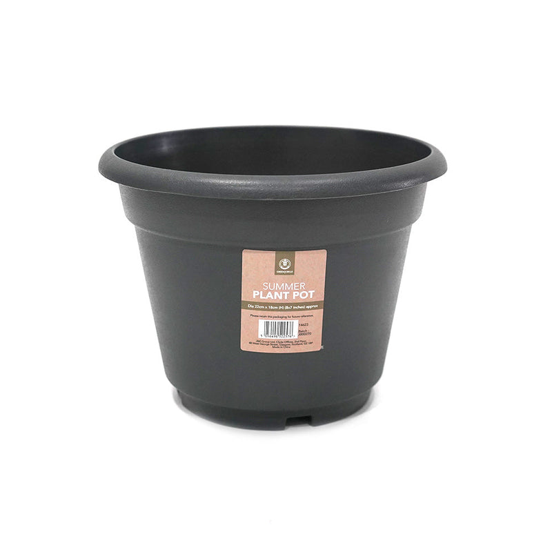 Plastic Summer Plant Pot 22cm x 18cm