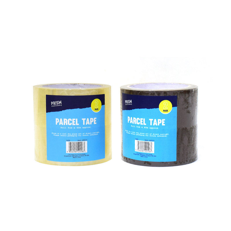 Parcel Tape 2 Rolls 5cm x 6m