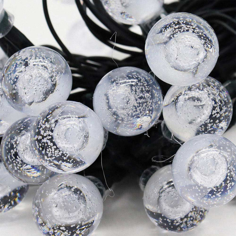 50 LED Mini Globe Solar String Lights Warm White