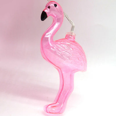 10 Solar LED Flamingo String Lights