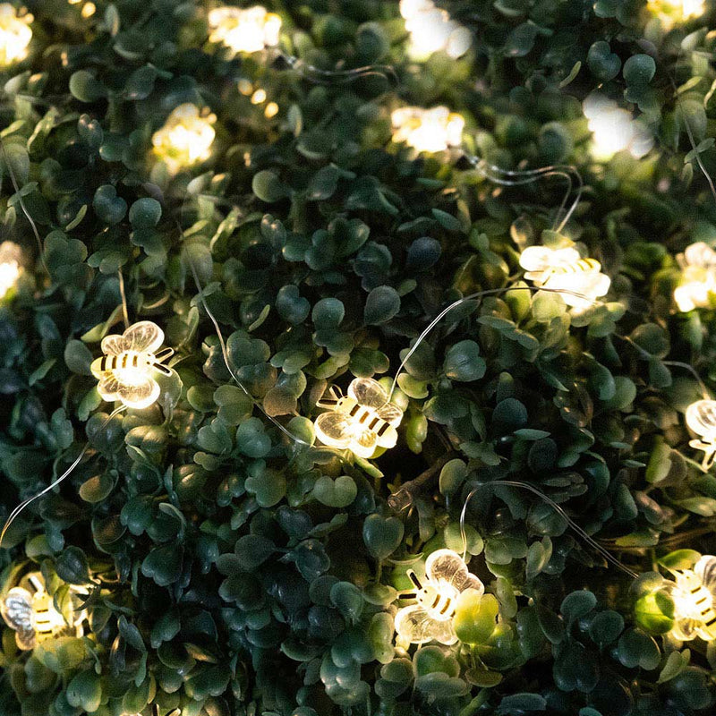 30 Solar LED Bee String Lights