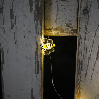 30 Solar LED Bee String Lights