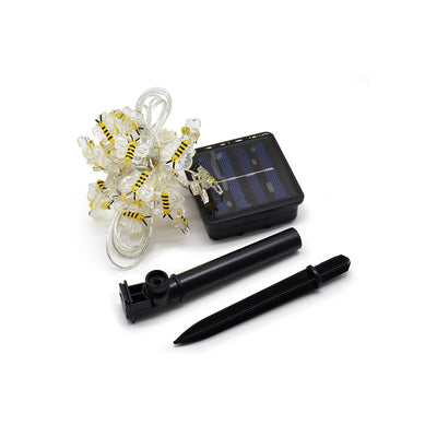 30 Solar LED Bee String Lights