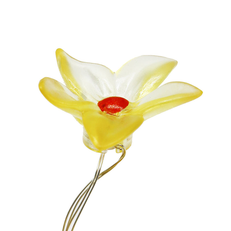 30 Solar LED Lily Flower String Lights