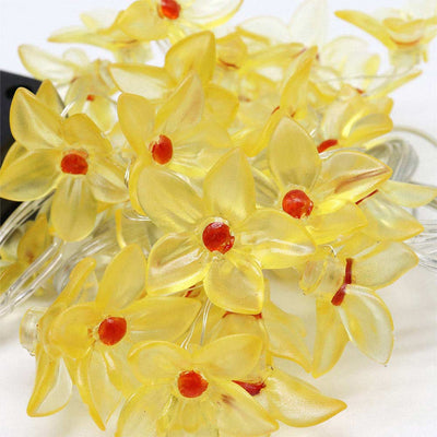 30 Solar LED Lily Flower String Lights
