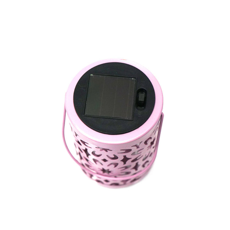 Solar Metal Cutout Lantern