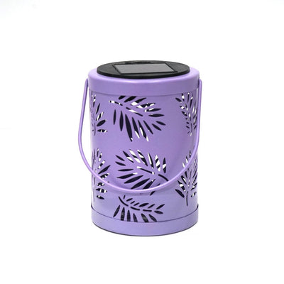 Solar Metal Cutout Lantern