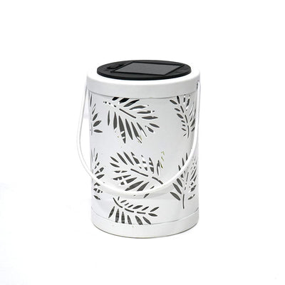 Solar Metal Cutout Lantern