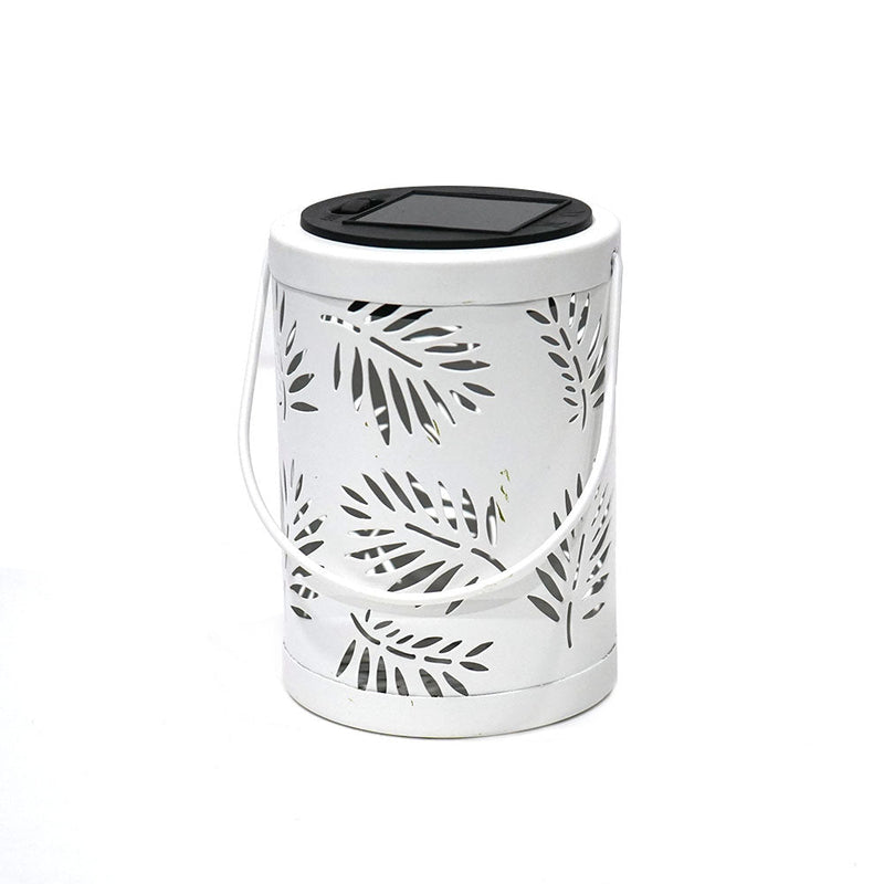 Solar Metal Cutout Lantern