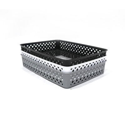 Multipurpose Plastic Storage Basket 26x35.5x6cm