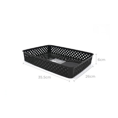 Multipurpose Plastic Storage Basket 26x35.5x6cm