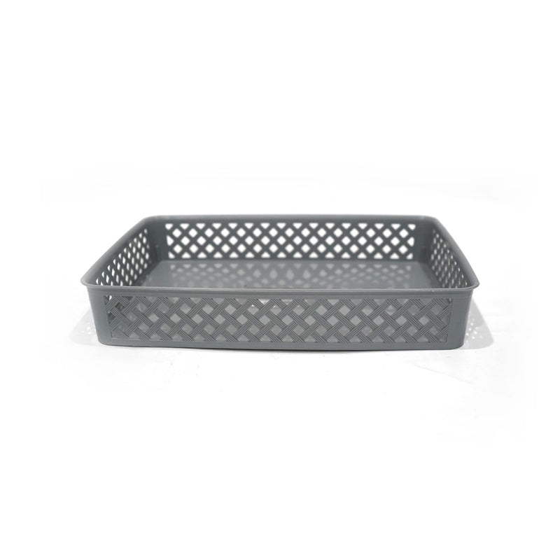 Multipurpose Plastic Storage Basket 26x35.5x6cm