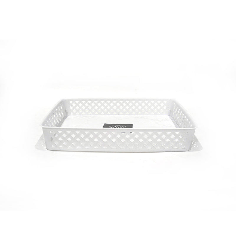 Multipurpose Plastic Storage Basket 26x35.5x6cm
